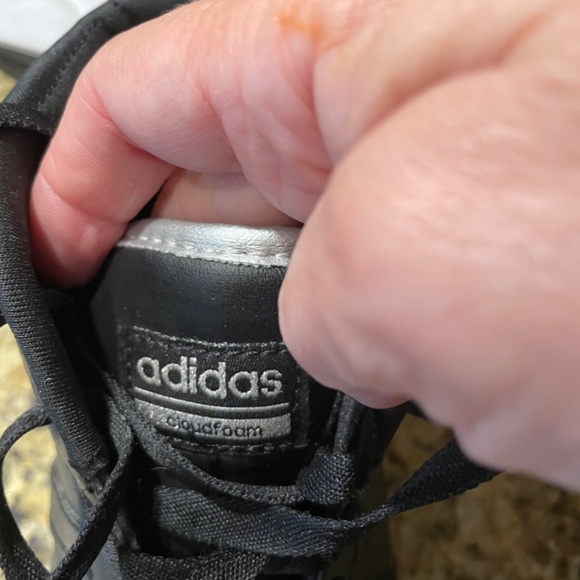 ❤️ ADIDAS WOMENS BLACK HI TOP CLOUDFOAM SNEAKERS 9 - Picture 7 of 7